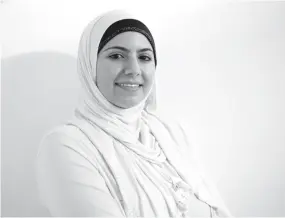  ?? ANNE-MARIE CARUSO/NORTH JERSEY RECORD ?? Huda Shalabi wants to be the first Muslim, hijab-wearing female officer on the Paterson, N.J., police force.