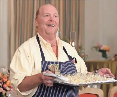  ??  ?? Famed chef Mario Batali is losing his grip on his empire after being accused of sexually harassing women. AP