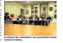  ??  ?? La plupart des subvention­s aux associatio­ns seront revues à la baisse.