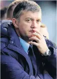  ??  ?? Sights set: Jacques Santini in charge of Tottenham