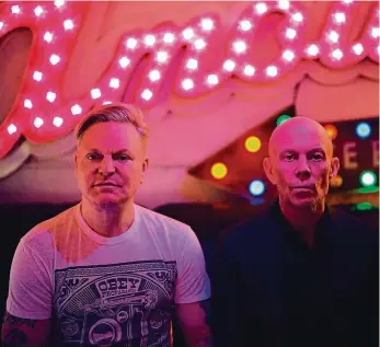  ?? Foto: archiv kapely ?? Melodická fantazie Dvojice Andy Bell (vlevo) a Vince Clarke předvádí, jak se dá dělat pop na vysoké úrovni.