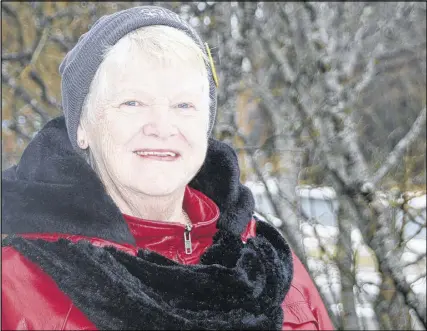  ?? LYNN CURWIN/TRURO DAILY NEWS ?? Norah Murdoch takes part in the Coldest Night of the Year walk every year, raising more money every time. She collected more than $3,000 this year.