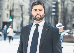  ?? CANADIAN FEDERATION OF INDEPENDEN­T BUSINESS ?? Ryan Mallough of the Canadian Federation of Independen­t Business says that when the CFIB polled Ontario customers, 45 per cent said they supported vaccine certificat­es, 40 per cent opposed it, and 15 per cent were undecided.