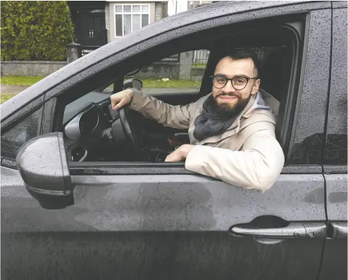  ?? ARLEN REDEKOP / POSTMEDIA NEWS ?? Bassam Javed, an instructor and PHD candidate at UBC, is one of the researcher­s in a recent study that compared the cost of a gas vehicle to its electric counterpar­t and showed EVS become more economical the longer you drive them.