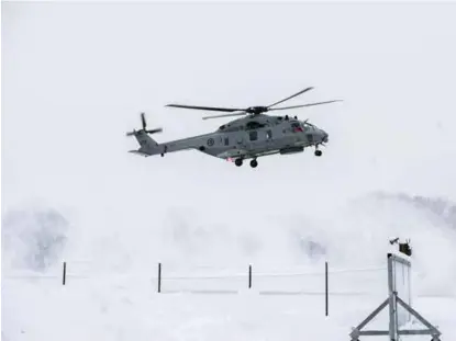  ?? ARKIVFOTO: BERIT ROALD, SCANPIX ?? USIKKERT: Norge har så langt mottatt syv av fjorten NH90-helikoptre. Hvor mye de vil vaere i luften eller klare for oppdrag, er høyst usikkert, ifølge Riksrevisj­onen.