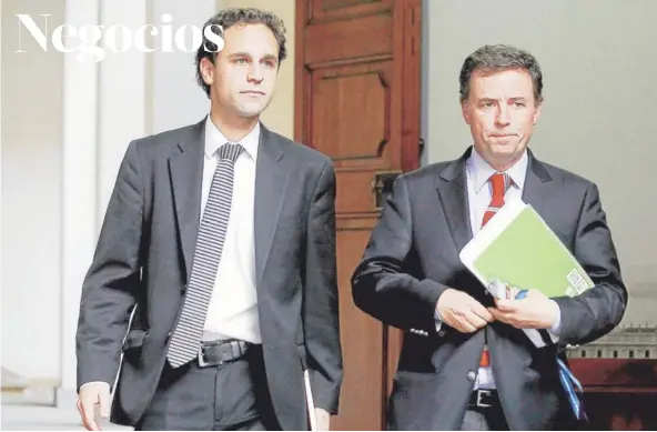  ?? FOTO: AGENCIAUNO ?? Fernando Larraín y Rodrigo Pérez se han reunido cinco veces con ministros de Gobierno.
RRA