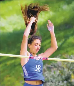  ?? CHARLIE NEUMAN ?? Ashley Callahan captured the state title last June with a mark of 13-4 after equaling the San Diego Section record of 13-6, set by Westview’s Kortney Ross in 2010.