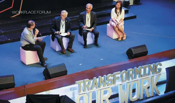  ??  ?? Delegates from 110 countries came together at the Lausanne Global Workplace Forum in Manila, Philippine­s in June 2019.