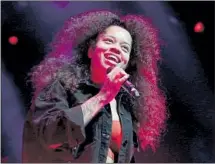  ?? Jerritt Clark Getty Images ?? ELLA MAI went from singing on Instagram to working with DJ Mustard. Above, she performs at the Novo in L.A. in June.
