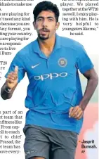  ?? AP ?? Jasprit Bumrah.