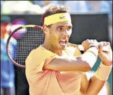  ?? REUTERS ?? Rafael Nadal is favourite to claim his 11th French Open title.
