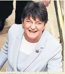  ??  ?? WASTE DUP leader Arlene Foster