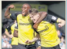  ??  ?? INSTANT IMPACT: Mason scores on his Burton debut