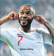  ??  ?? Raheem Sterling