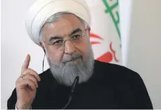  ?? Reuters ?? Iranian President Hassan Rouhani faces parliament­ary questions today as domestic discontent grows over his policies