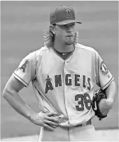  ?? DAVID RICHARD, USA TODAY SPORTS ?? Jered Weaver, 12-12 this season, says he’d like to return in 2017.