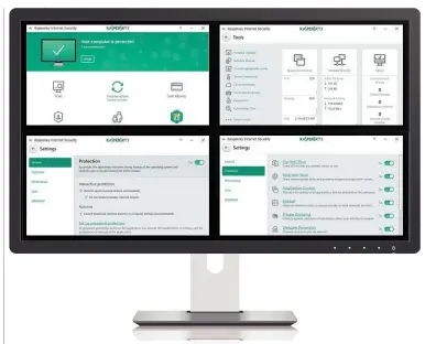  ??  ?? ABOVE Kaspersky shuns simplicity in favour of an extensive feature set