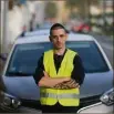  ??  ?? Agé de  ans, le Mentonnais participer­a au rassemblem­ent de «gilets jaunes», samedi à Menton au rond-point d’Intermarch­é. (Photo Cyril Dodergny)