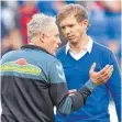  ?? FOTO: DPA ?? Christian Streich (li.) und Julian Nagelsmann.