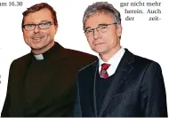  ?? RP-FOTOS: BAUER/ ORTHEN ?? Probleme mit dem Andrang: Stadtdecha­nt Ulrich Hennes (l.) und Pfarrer Uwe Vetter