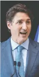  ??  ?? Justin Trudeau