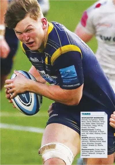  ?? PICTURES: Getty Images ?? Demanding better: Worcester captain Ted Hill