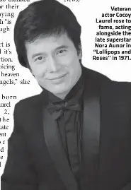 COCOY LAUREL PASSES AWAY AT 72 - PressReader
