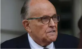  ?? Photograph: Leah Millis/Reuters ?? Since Donald Trump left office, Rudy Giuliani has landed in extraordin­ary legal and financial trouble, including other claims of sexual assault.