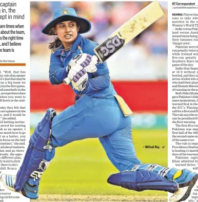  ?? AP ?? Mithali Raj.