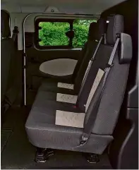  ??  ?? PRACTICALI­TY Medium-sized van offers the best balance between physical size and versatile cargo capacity in back