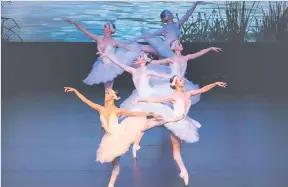  ??  ?? Ballet Swan Lake is coming to the Macrobert in February