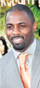  ??  ?? Idris Elba