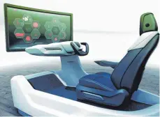  ??  ?? Intelligen­t: Künftig sollen Sitze – wie dieser vom Zulieferer Faurecia – Biodaten des Fahrers sammeln und etwa bei Stress die Massagefun­ktion oder die Sitzbelüft­ung aktivieren.