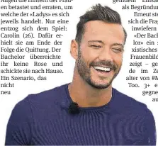  ?? 3+ ?? Bachelor Clive (26) sucht tastend nach der grossen Tv-liebe.