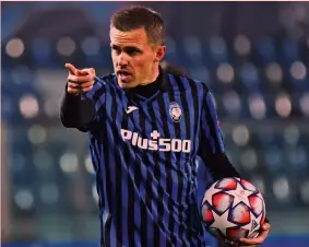  ?? ANSA ?? Segnali d’addio
Josip Ilicic, 33 anni, è all’Atalanta dalla stagione 2017-18: in nerazzurro 149 gare ufficiali e 56 gol