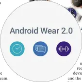  ??  ?? ABOVE The new version of Wear lets your device run native apps without a phone nearby