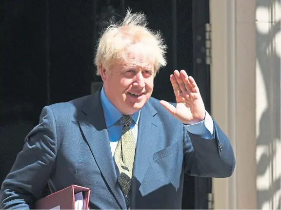  ?? Picture: PA. ?? Boris Johnson is expected to announce funding for a growth deal for Orkney, Shetland and the Western Isles today.