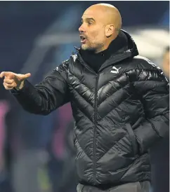  ??  ?? No addition: Pep Guardiola has lost his right hand man but he will not replace Mikel Arteta this season