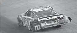  ??  ?? Kyle Busch makes a crash Saturday in Bristol, hiseway T nn. around the track after being involved in