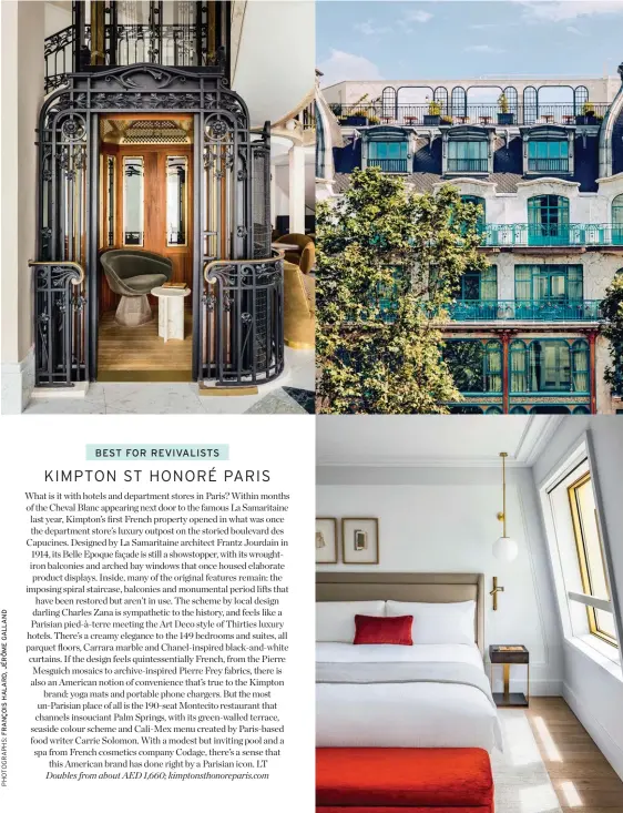 Kimpton St Honoré Paris - The Jewish Chronicle