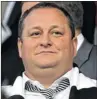  ??  ?? MIKE ASHLEY: Has made £100m from the sale of 25 million shares.