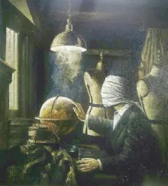  ??  ?? Gerry Joquico’s “Homage to Vermeer”