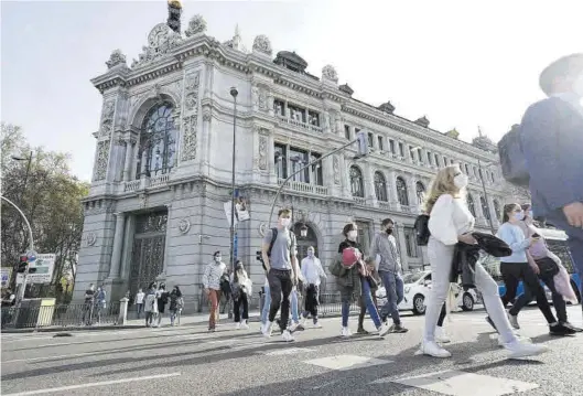  ?? DAVID CASTRO ?? La sede del Banco de España, en el centro de Madrid.