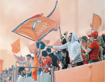  ?? BARRY GRAY THE HAMILTON SPECTATOR FILE PHOTO ?? Forge FC and its fans are hoping to get another shot at a Canadian championsh­ip.