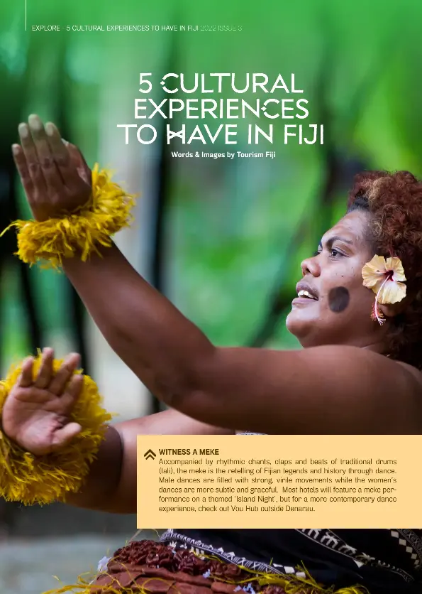5 cultural experience­s to Have in fiji - PressReader