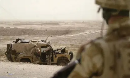  ??  ?? British soldiers on patrol in Basra, Iraq in 2006. Photograph: Essam Al-Sudani/AFP/Getty Images