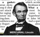  ?? ?? MERCURIAL: Lincoln