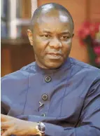  ??  ?? Minister of State for Petroleum Resources Dr. Ibe Kachiwku