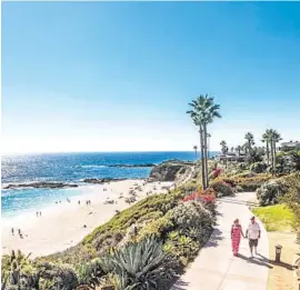  ?? Photo courtesy of Visit Laguna Beach ?? Laguna Beach has great weather in any season.