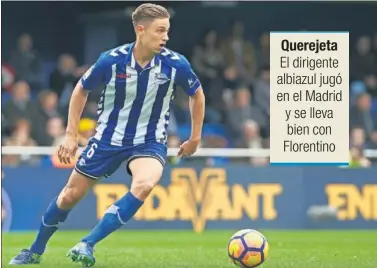  ??  ?? Marcos Llorente, durante su etapa en el Alavés hace tres temporadas, en la que llegaron a la final de Copa.